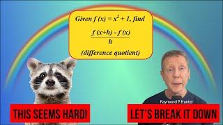 Simple techniques to easily find difference quotients.