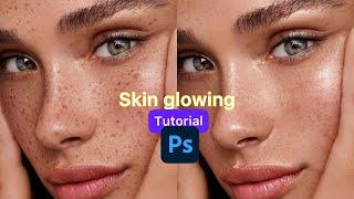 SKIN RETOUCHING IN ANOTHER LEVEL FOR CLIENTS ( photoshop) #photoshop_tutorial face glowing/ shine