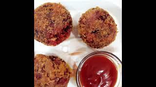 beetroot cutlet recipe #short