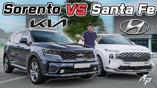 2022 Hyundai Santa Fe vs. 2022 Kia Sorento | 2022 SUV Comparison!