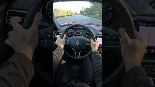 The Maserati Ghibli Trofeo V8 Sounds Super Exotic (POV Drive #shorts