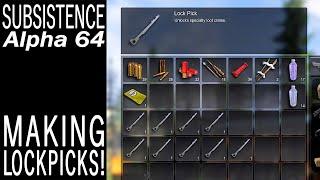 Making Lockpicks! | Subsistence Single Player Gameplay | EP 724 | Season 5