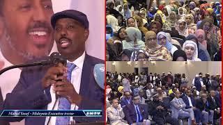 Mahad Yusuf iyo Shamso Boolis oo ka hadlay xaflada madaxweyne Xasan Sh Maxamuud Toronto