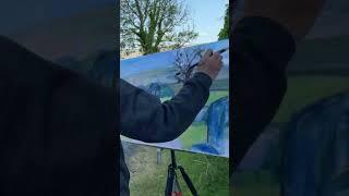 Turning Point - oil on canvas 37x20”plein air in the Burren! #fangsullivan