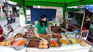 GOKIL 30 MACAM MENU LEBIH MASAK SENDIRI & JUALANNYA DI DEPAN PASAR !! INDONESIAN STREET FOOD