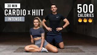 30 MIN FULL BODY CARDIO HIIT Workout (Intense, No Equipment)