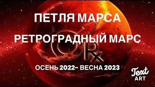 ️‍ПЕТЛЯ МАРСА 3 сентября-16 марта️‍РЕТРОГРАДНЫЙ МАРС 30 октября-12 января️‍ Астропрогноз