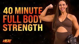 40 Minute Full Body Strength Workout - Low-Impact | All Fitness Levels ! #athomeworkout