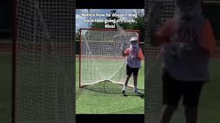 Lacrosse Goalie Tips! Save Breakdown of a Young Lax Goalie