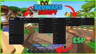 [NEW] Roblox BedWars Script GUI / Hack | Kill Aura | Scaffold and MORE | *PASTEBIN 2024*