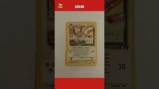 Dark Raichu 83/82 Team Rocket Pokemon Card Holo Rare Base Set