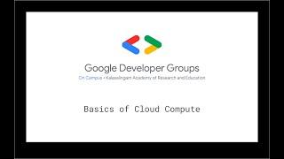 Basics Of Google Cloud Compute - GenAI Study Jams Challenge Lab