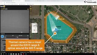 SpotterRf Radar vs PTZ Optical Camera and Thermal Camera in FOG Weather Conditions