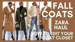 FALL/WINTER COATS | ZARA HAUL,TRENDS & REVIEW | HOW TO EDIT YOUR COAT CLOSET