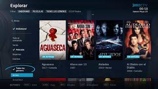 On Demand - Nueva guía de programación DIRECTV