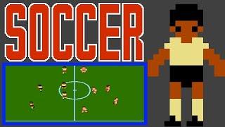 Soccer (FC · Famicom / NES) video game | Skill Level 5 session for 1 Player 