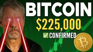 BITCOIN — $225,000 TARGET CHARTS AGREE MSTR + BTC TO GO PARABOLIC SOON 