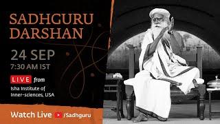 Darshan on Sadhguru’s Enlightenment Day | LIVE | 10 PM ET on 23 Sep, 7:30 AM IST on 24 Sep