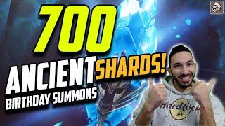 700 ANCIENT SHARDS FOR BIRTHDAY 2x SUMMONS | RAID SHADOW LEGENDS