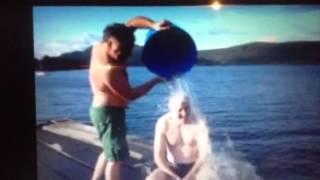 Davy Moffat ice bucket challenge at Luss