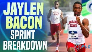 Jaylen Bacon 100M Sprint Breakdown