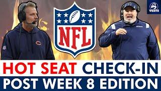 NFL HOT SEAT Check-In After Week 8: Matt Eberflus, Brian Daboll, Antonio Pierce, 5 More Head Coaches