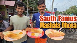 Sauth Most Famous Mashala Dhosa Khakar Majaa Hi Aa Gaya  || Cooking With Indian Truck Driver #vlog