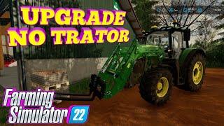 FARMING SIMULATOR 22 GAMEPLAY XBOX SÉRIES MODIFIQUEI O TRATOR PARA PODER CARREGAR OS OVOS EP:12