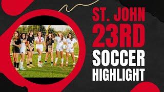 VYPE Highlight | St. John XXIII vs Concordia Lutheran Girls Soccer