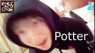 bts kim namjoon says harry potter