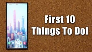 Samsung Galaxy S22 Ultra - First 10 Things To Do! (Tips and Tricks)