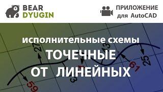 Обзор функции "точечные от линейных" в приложение Geo_Deviation