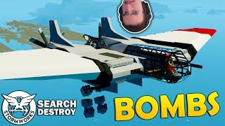 We're Dropping BOMBS! - Flying Wing Build - Stormworks Search and Destroy!