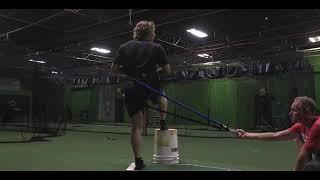 Core Velocity Belt Pitching Drill  | Milk Crate Move