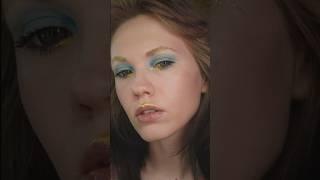 fantasy makeup #golden #gold #goldmakeup #creativemakeup #artmakeup