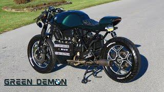 "GREEN DEMON" - BMW Café Racer Build Time Lapse