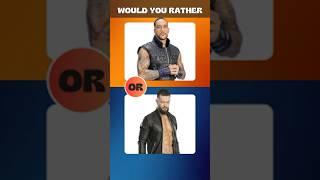 WWE Impossible Choices! | Would You Rather Wrestling Quiz  #wwe #wwequiz
