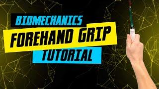 Badminton Grip - The forehand basic grip