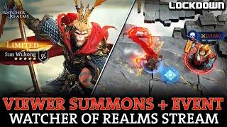 Sun Wukong Viewer Summons + New Event Missions - Watcher of Realms