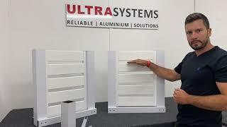 UltraSlat Aluminium Fencing system from ULTRASYSTEMS