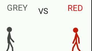СЕРЫЙ vs КРАСНЫЙ (анимация) турнир стикменов