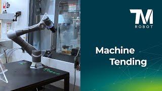 V3A020 TM Robot - CNC Machine Tending with PMC AGV