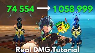 C0 KINICH REAL DMG TUTORIAL!! Genshin Impact