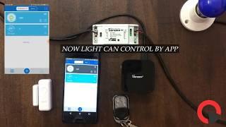 SONOFF RF BRIDGE SCENE SETUP IFTTT DOOR ALARM