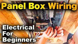 How To Wire A Main Electrical Panel - Start To Finish! NEATLY And VERY DETAILED