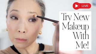 LIVE - Try New Makeup With Me! NARS | Makeup By Mario | Katie Jane Hughes!