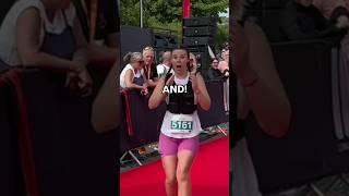 Say yes first? Or stop the clock first?  #marathon #proposal #runningmotivation #run #running