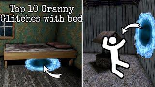 Top 10 Granny Glitches with Bed in v1.8.1