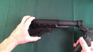 AR-15 Buttstock removal and replacement