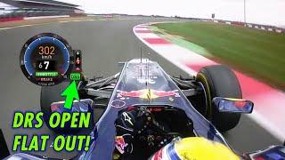 Downforce monster RB7 300km/h flatout with DRS open